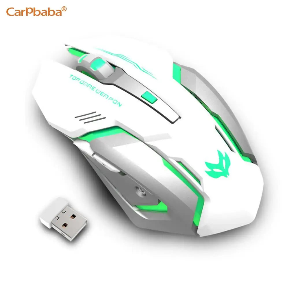 PT1T1 Gaming Pink Mouse Wireless 2.4G Mice Cute Mute Computer Mouse USB Backlight Rechargeable Wireless Mouse For PC IOS Laptop