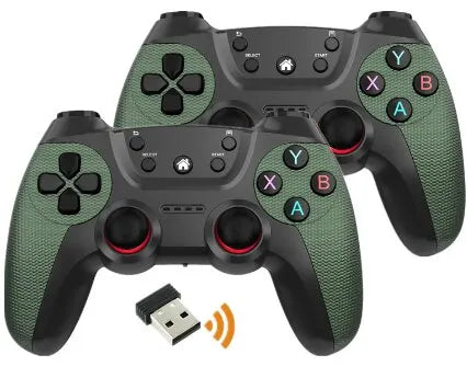 NEW Wireless Doubles Game Controller For Linux Video Game For Game Box Game Stick PC Smart TV Box 2.4G Gamepad Joystick
