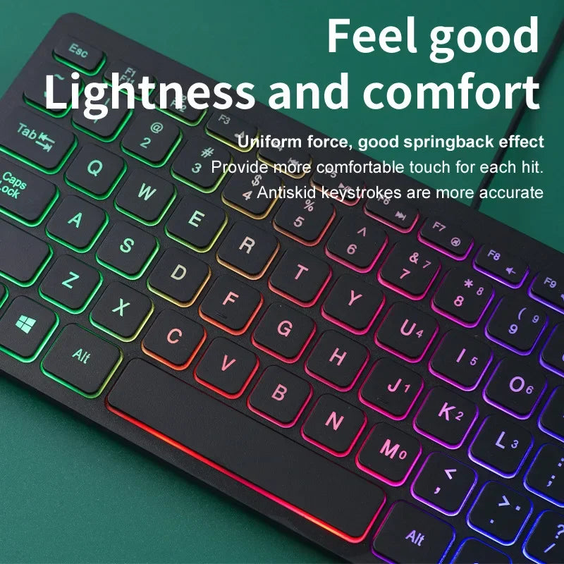 APAYADO K1000 Mini Wired Keyboard Portable USB Keyboard for Laptop/Computer