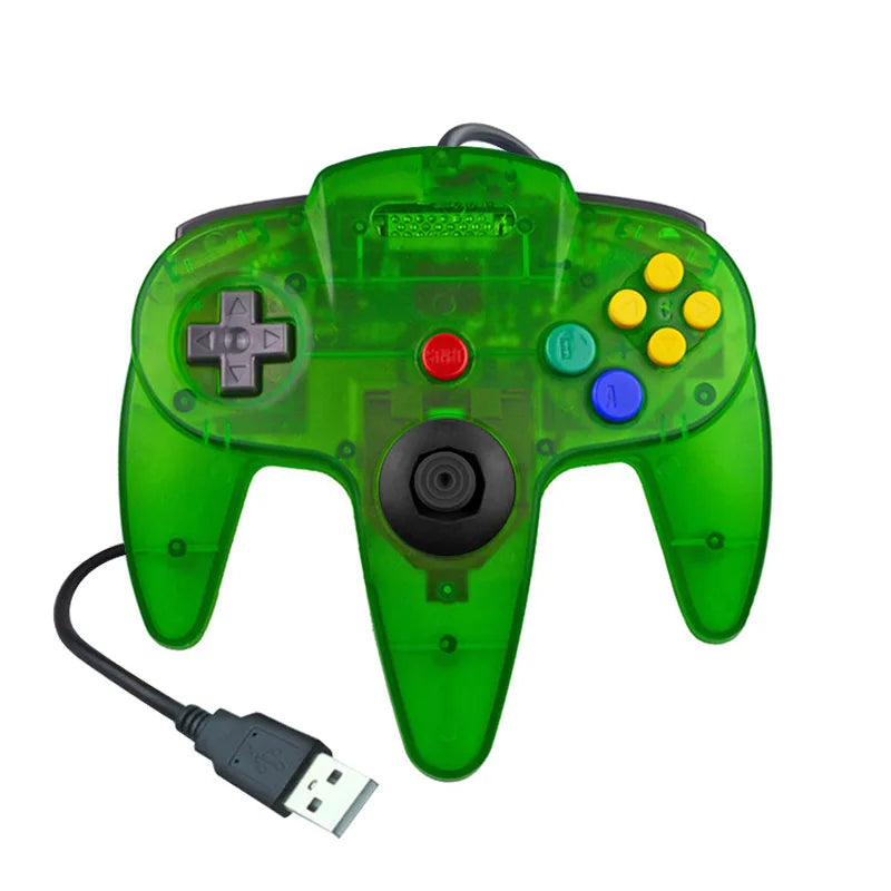 USB Wired N64 Gamepad Joystick for Original Nintend 64 Console USB Controller Gaming Joystick For Nintend N64 Gamepad