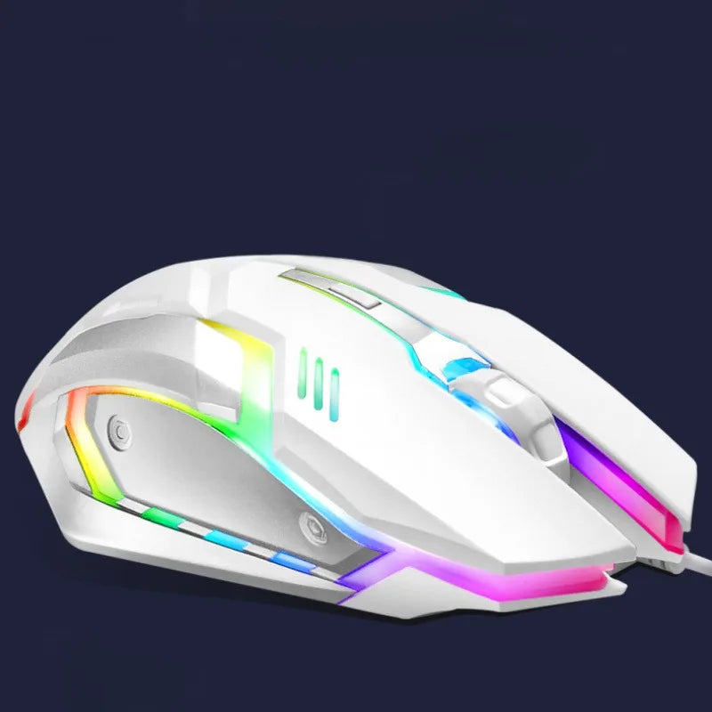 LED Backlit Wired Mouse Office Computer Gaming Mouse for Desktop Laptop
