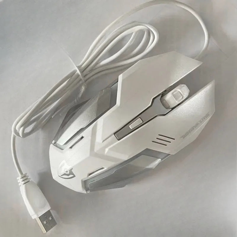 LED Backlit Wired Mouse Office Computer Gaming Mouse for Desktop Laptop