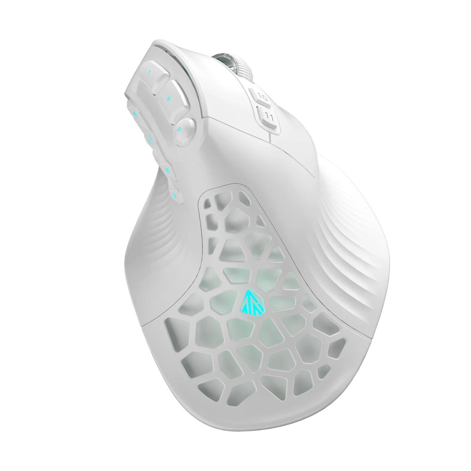 SOLAKAKA E9 Pro MMO Vertical Mouse PAW3395 Sensor 1000mAh Battery 45° Vertical Grip Ergonomic Mouse 8k Gaming Mouse