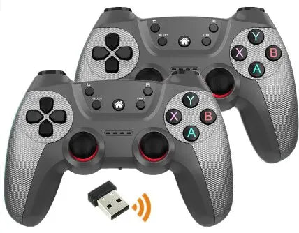 NEW Wireless Doubles Game Controller For Linux Video Game For Game Box Game Stick PC Smart TV Box 2.4G Gamepad Joystick