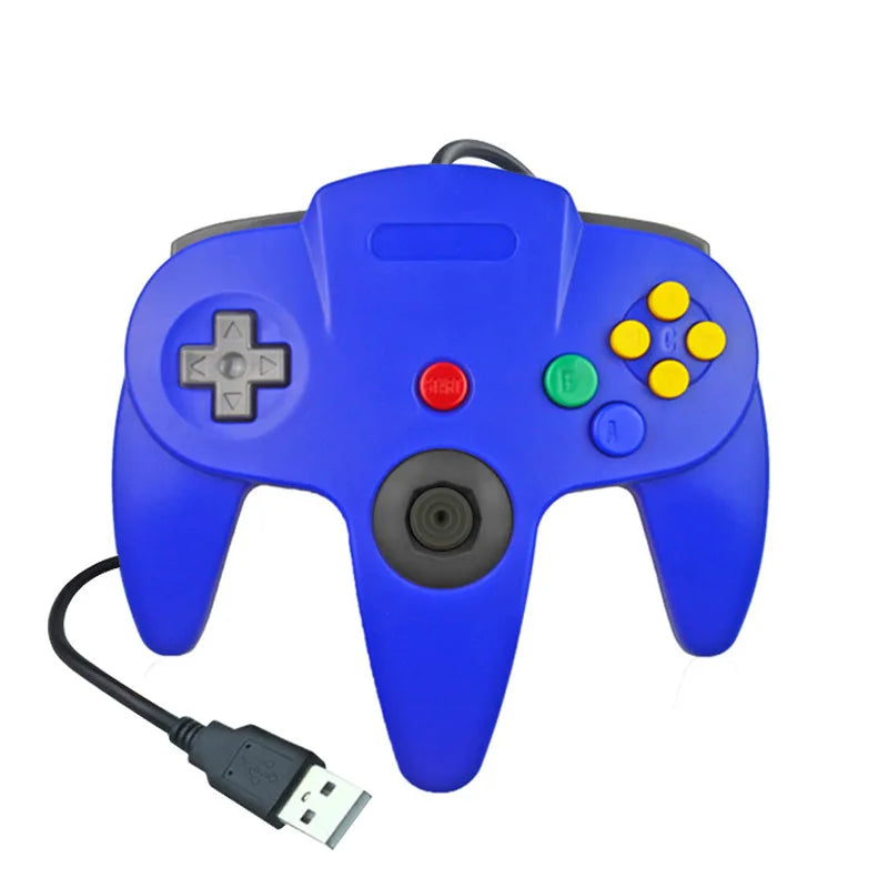 USB Wired N64 Gamepad Joystick for Original Nintend 64 Console USB Controller Gaming Joystick For Nintend N64 Gamepad