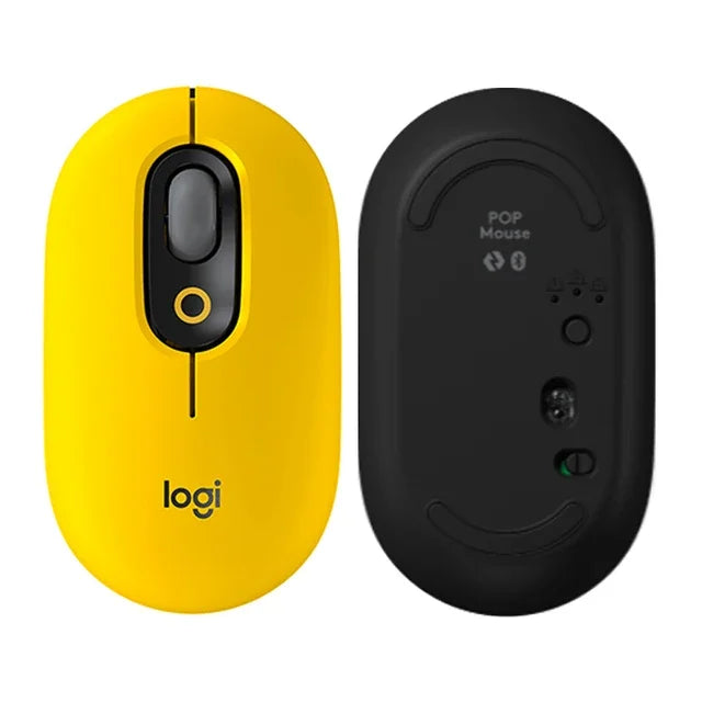 Logitech(G) POP Wireless Bluetooth Mouse Ergonomic Computer Mouse for Office Home Gaming - Laptop Accessories