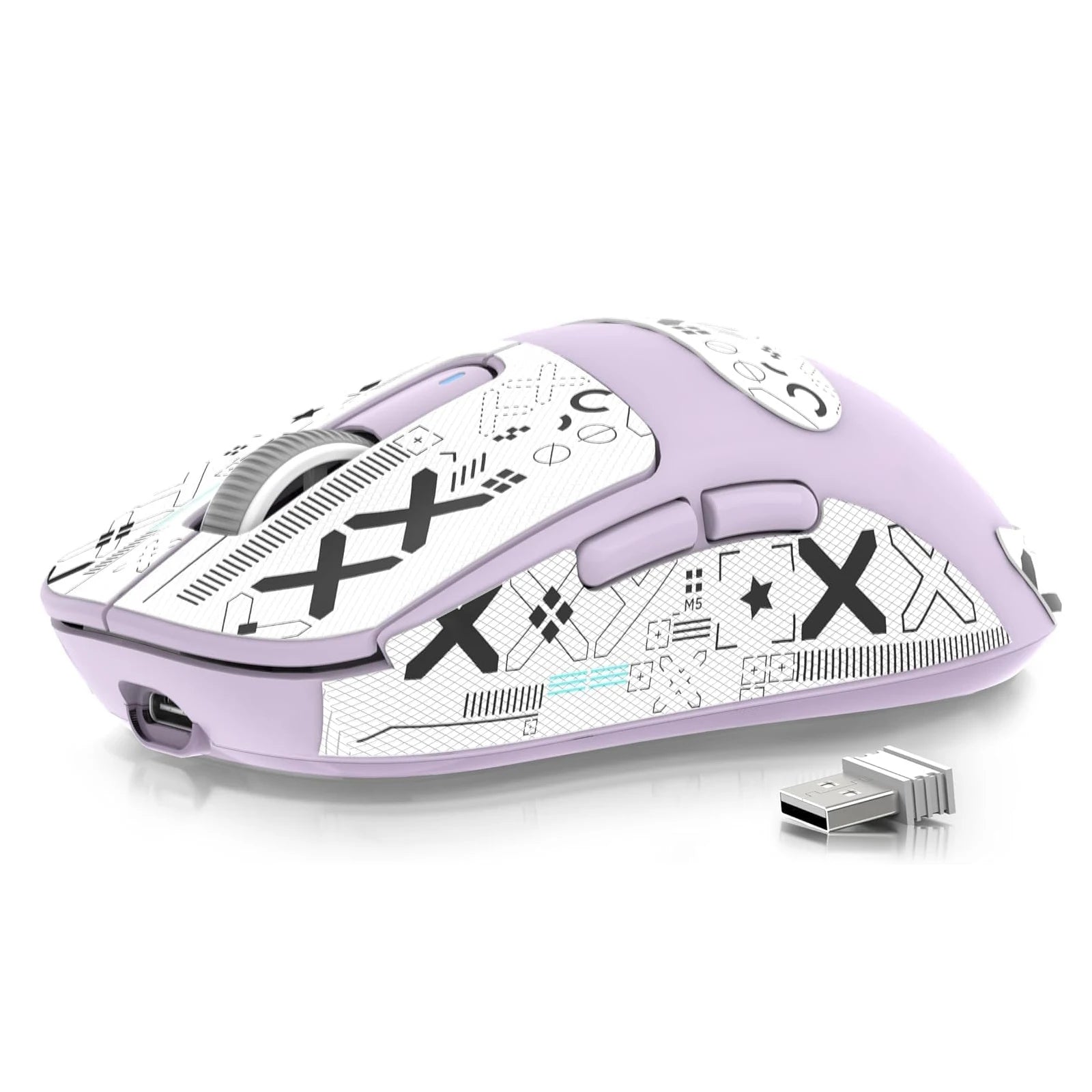 ATTACK SHARK X3 Lightweight Wireless Gaming Mouse, 49g Tri-Mode,PAW3395 26K DPI Sensor, 200h Battery Life,5 Programmable Buttons