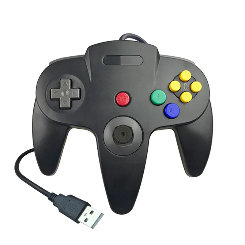 USB Wired N64 Gamepad Joystick for Original Nintend 64 Console USB Controller Gaming Joystick For Nintend N64 Gamepad