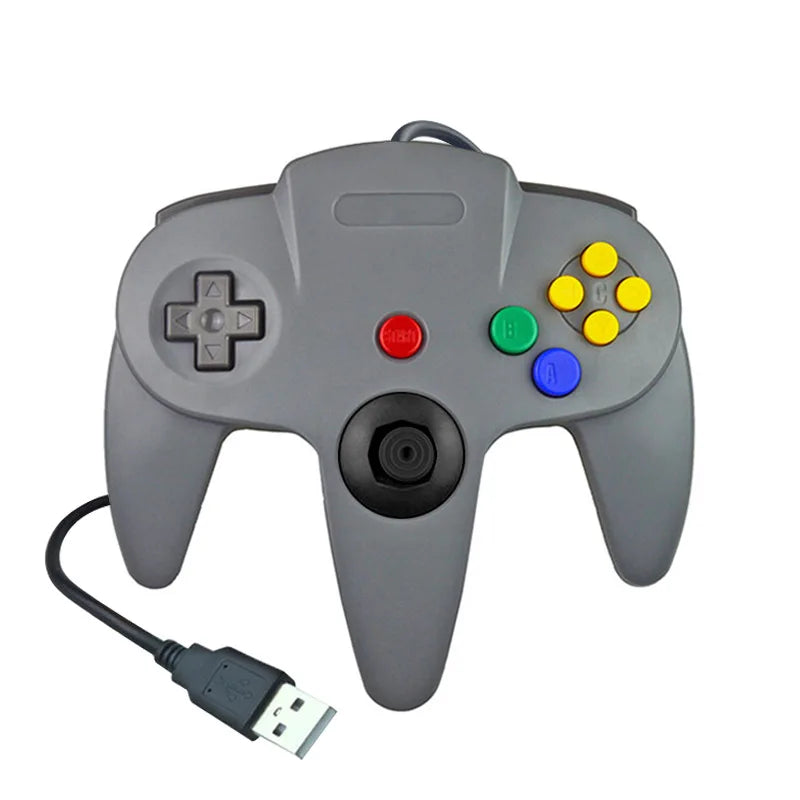 USB Wired N64 Gamepad Joystick for Original Nintend 64 Console USB Controller Gaming Joystick For Nintend N64 Gamepad