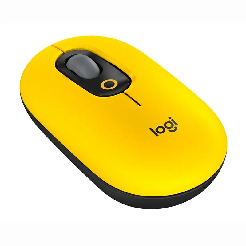 Logitech(G) POP Wireless Bluetooth Mouse Ergonomic Computer Mouse for Office Home Gaming - Laptop Accessories