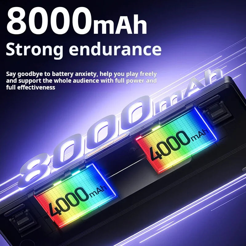 AULA L99 New Screen Display Gaming Keyboard Intelligent Screen Mechanical Keyboard 8000mAh 3 Mode Connection For E-sports Gifts